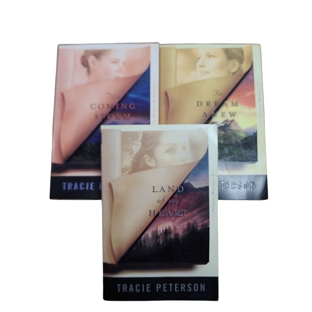 Tracie Peterson Hearts of Montana Series Books 1 2 3 Christian Fiction